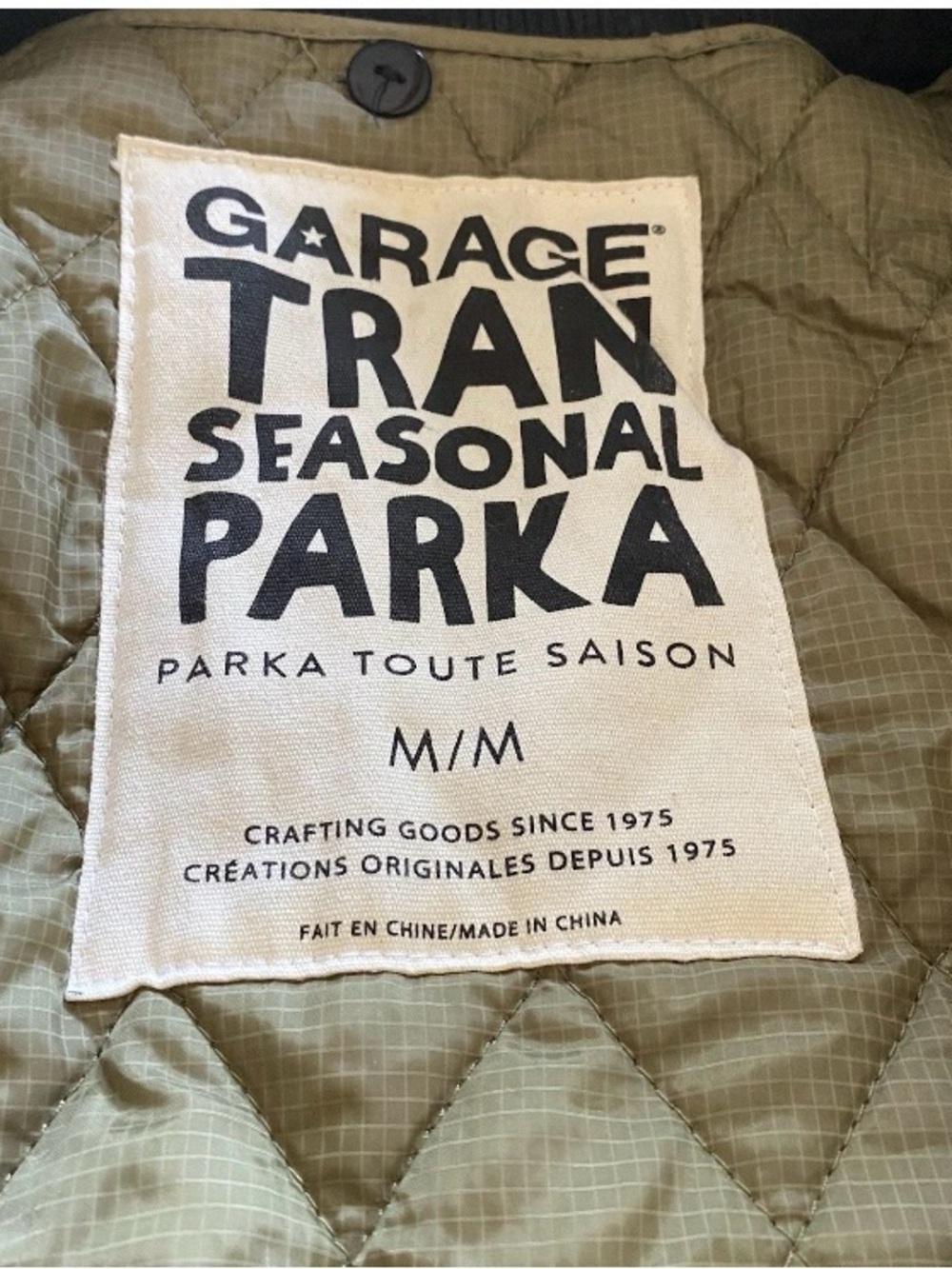 Garage Black Hooded Puffer Parka with Faux-Fur Trim - Picture 4 of 4